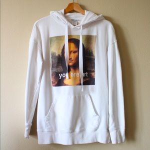 Extra Long Mona Lisa Hoodie